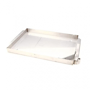 Alto Shaam 5014448 Drip Pan 1-11/16 Inch With Drain Stainless Steel