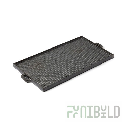 American Metalcraft CIG26 25-1/2 Inch Griddle Pan Cast Iron with Handles