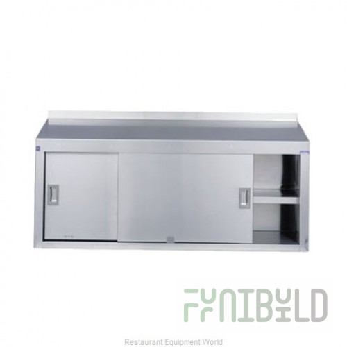 Duke WCPG-48H 48 Inch Wall-Mounted Cabinet with Hinged Doors Painted Steel Gray