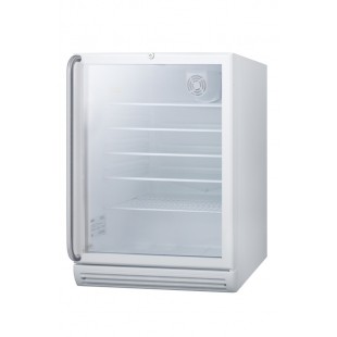 Summit SCR600GLBISHADA 24 Inch Refrigerated Merchandiser 5.5 cu ft ADA Compliant with Glass Door Summit SCR600GLBISHADA 24 Inch Refrigerated Merchandiser 5.5 cu ft ADA Compliant with Glass Door
