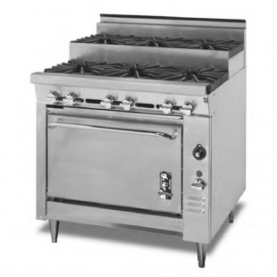 Montague Company 4 OB L 30,000 BTU gas Burner with rear manifold - Range Montague Company 4 OB L 30,000 BTU gas Burner with rear manifold - Range