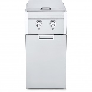 Crown Verity ICM-SB-SIBULK-1D-LT 18 Inch Dual Side Burner Gas Cabinet Module with Light Package 24000 BTU Crown Verity ICM-SB-SIBULK-1D-LT 18 Inch Dual Side Burner Gas Cabinet Module with Light Package 24000 BTU