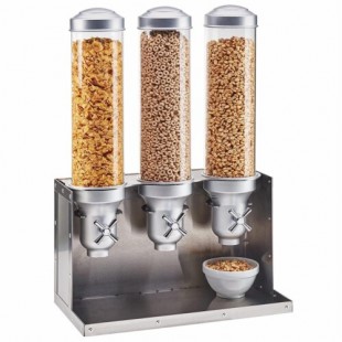 Cal Mil 3626-55 18 Inch Urban Cereal Dispenser with Plastic Cylinders Cal Mil 3626-55 18 Inch Urban Cereal Dispenser with Plastic Cylinders