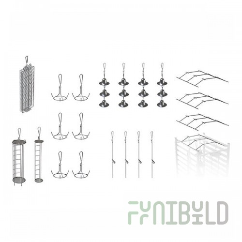 Wood Stone 000-318-005 Full Accessory Package for GVR with Utility Basket