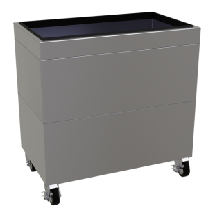 Glastender IBM-18X30-E 30 Inch Mobile Ice Bin with Stainless Steel Construction Glastender IBM-18X30-E 30 Inch Mobile Ice Bin with Stainless Steel Construction