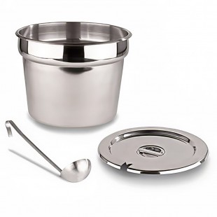 Nemco 66088-10 11 Quart Inset Cover and Ladle for Warmers Nemco 66088-10 11 Quart Inset Cover and Ladle for Warmers