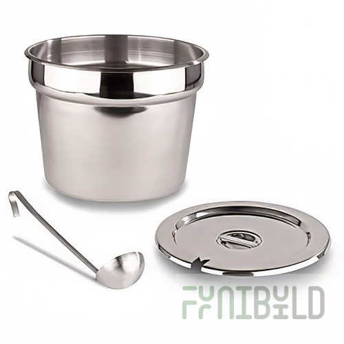 Nemco 66088-10 11 Quart Inset Cover and Ladle for Warmers