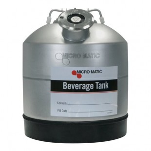 Micro Matic B-9-2 9 Liters Stainless Steel Beverage Container with A-system valve Micro Matic B-9-2 9 Liters Stainless Steel Beverage Container with A-system valve