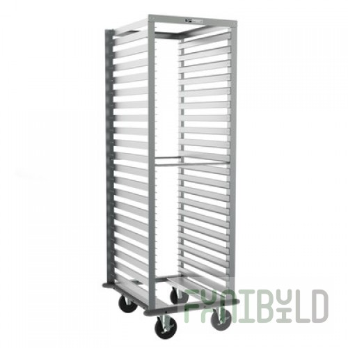 Metro RD13NA33 40 18 Inch x 26 Inch Pan Bun Rack Mobile Aluminum Gray