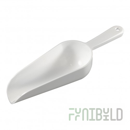 Bar Maid/Glass Pro CR-846W Scoop 6 Oz. Round Bowl With Hole Handle