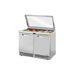 True Refrigeration TFP-48-18M-FGLID~SPEC3 48 Inch Sandwich Salad Unit with Pans