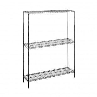 Nor-Lake SSG814-3 168 Inch 3-tier Shelving Unit Steel Epoxy Coated Green Nor-Lake SSG814-3 168 Inch 3-tier Shelving Unit Steel Epoxy Coated Green