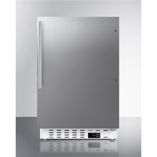 Summit ALR46WCSSHV 19 Inch Stainless Steel Undercounter Refrigerator 3.53 cu ft Summit ALR46WCSSHV 19 Inch Stainless Steel Undercounter Refrigerator 3.53 cu ft