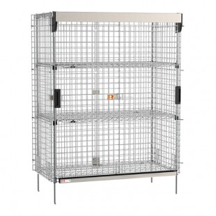 Metro SEC55C-SL-2EZ 28.5 Inch SlideSecure Security Unit with 2 Shelves Chrome