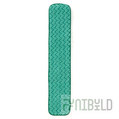 Rubbermaid FGQ42400GR00 24 Inch Hygen Dry Hall Pad Microfiber Green