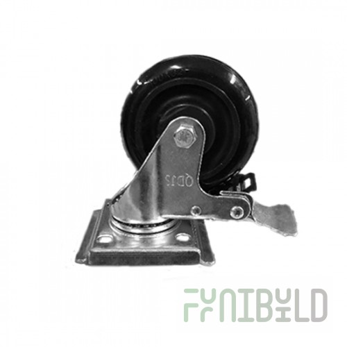 Arctic Air 65349K 5.75 Inch Casters Set of 4 with 2 Locking Wheels