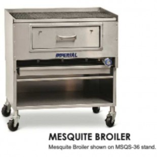 Imperial MSQS-30 30 Inch Open Base Equipment Stand Stainless Steel