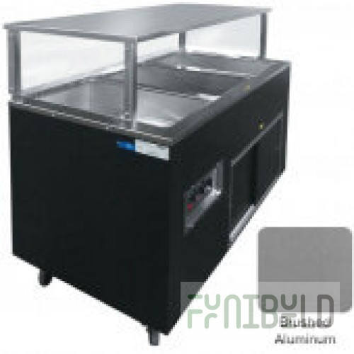 Vollrath T39728A 46 Inch Enclosed Base Electric Hot Food Station with NSF2 Guard