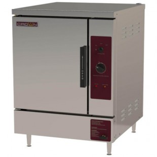 Crown Steam CSE-6 Electric Countertop Steamer 6-Pan Capacity with Auto Fill