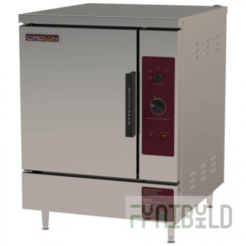 Crown Steam CSE-6 Electric Countertop Steamer 6-Pan Capacity with Auto Fill