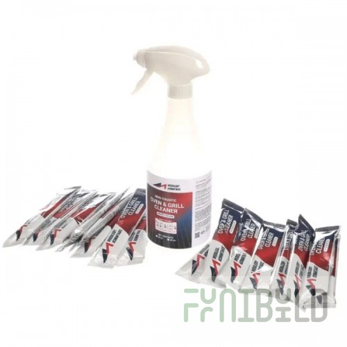 TurboChef 105704 33gm Powder Cleaner Kit with 75ml Bottle and Foamer Trigger