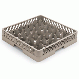 Vollrath TR13G-02 19 Inch Traex Full Size Rack Low Profile Glass Rack Beige