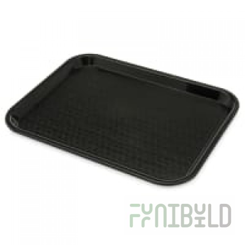 Carlisle CT101409 13-7/8 Inch Rectangular Polypropylene Café Tray Green