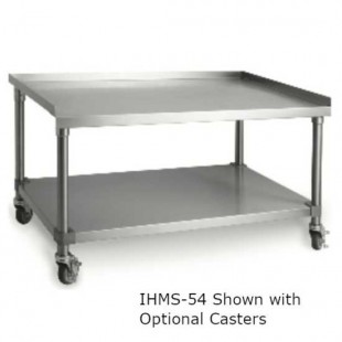 Imperial IHMS-54 54 Inch Equipment Stand Open Frame With Undershelf Stainless Steel