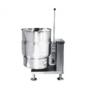 Market Forge FT-20CE 316 Stainless Steel Electric Tilting Kettle with Handle