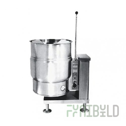 Market Forge FT-20CE 316 Stainless Steel Electric Tilting Kettle with Handle