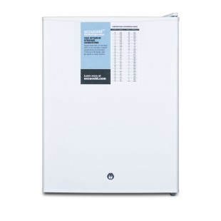 Summit FF28LWHPRO 18-1/2 Inch Compact Electric Undercounter Refrigerator 2.4 cu ft
