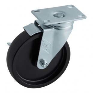Continental Refrigerator 50231-4 5 Inch Diameter Swivel Casters Set of 4 with Brakes Continental Refrigerator 50231-4 5 Inch Diameter Swivel Casters Set of 4 with Brakes