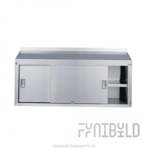 Duke WCPG-72O 72 Inch Open Front Wall Mounted Cabinet Hammertone Gray Steel