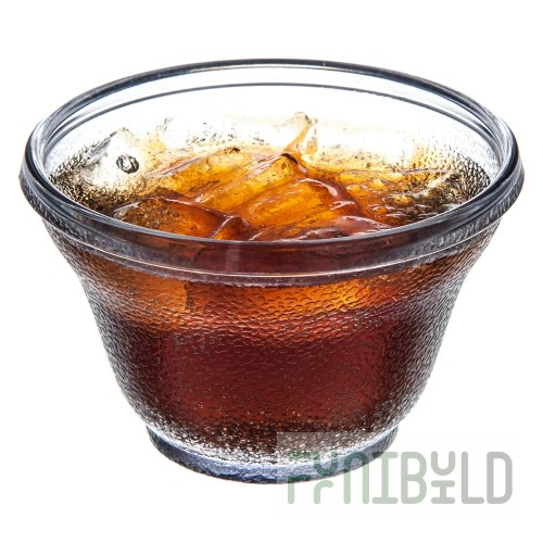 Carlisle 4393707 5-1/2 Oz Tumbler Clear Textured SAN Dishwasher Safe