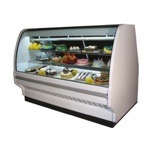 Howard-McCray SC-CBS40E-6C-BE-LED 75.5 Inch Display Case with Curved Glass Howard-McCray SC-CBS40E-6C-BE-LED 75.5 Inch Display Case with Curved Glass