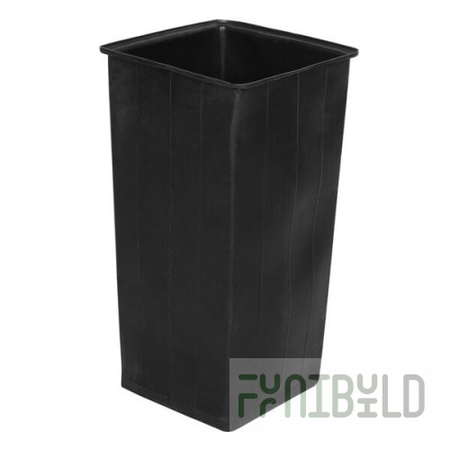 Rubbermaid Commercial Products FGL40 16 Inch Square Rigid Liner Plastic
