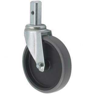 Winco ALRC-5R 5 Inch Diameter Rubber Stem Caster 500 lbs Capacity Swivel Winco ALRC-5R 5 Inch Diameter Rubber Stem Caster 500 lbs Capacity Swivel