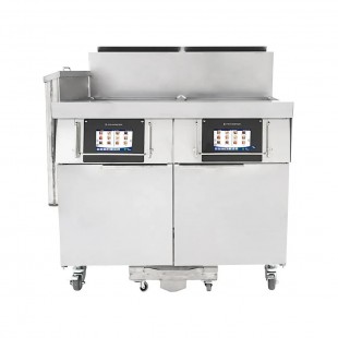 Frymaster 2FQG120T 43 Inch Gas Deep Fryer Built-in Automatic Filtration 105000 BTU Frymaster 2FQG120T 43 Inch Gas Deep Fryer Built-in Automatic Filtration 105000 BTU