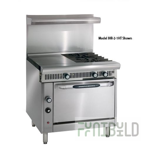 Imperial IHR-4-1HT-P Spec Series Heavy Duty Range Gas 36