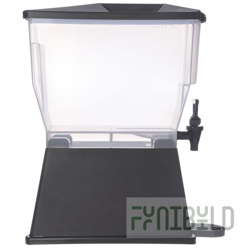 Carlisle 1085403 8 Inch Beverage Server Premium 3 Gallon Plastic and Black