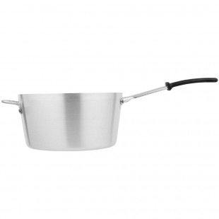 Vollrath 68308 8-1/2 Quart Tapered Sauce Pan Aluminum with Silicone Handle