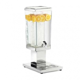 Cal Mil 1282-3A 14 Inch Ice Chamber Beverage Dispenser Polycarbonate with Stainless Steel Cal Mil 1282-3A 14 Inch Ice Chamber Beverage Dispenser Polycarbonate with Stainless Steel