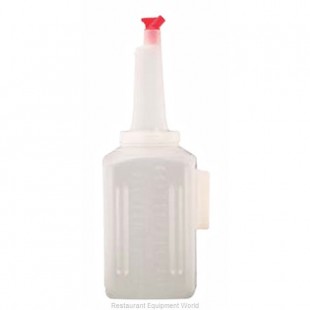 Vollrath 3628J 1-Gallon Drink Bar Mix Pourer Jar Polypropylene White Vollrath 3628J 1-Gallon Drink Bar Mix Pourer Jar Polypropylene White