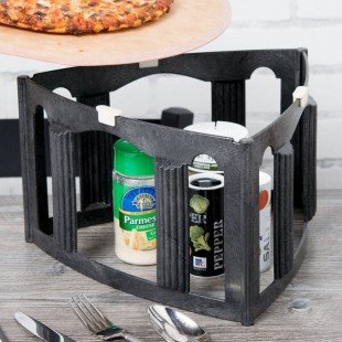 HS Inc HS1052-CH 11 Inch Diameter Pizza Stand ABS Plastic Charcoal Dishwasher Safe