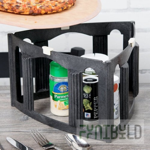 HS Inc HS1052-CH 11 Inch Diameter Pizza Stand ABS Plastic Charcoal Dishwasher Safe