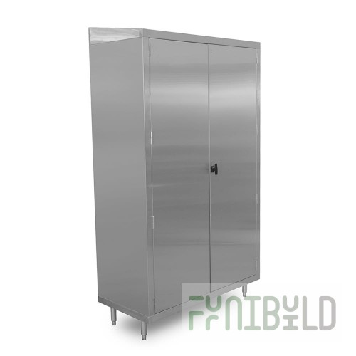 John Boos TCH-224884-X 48 Inch Storage Cabinet with Lock Stainless Steel