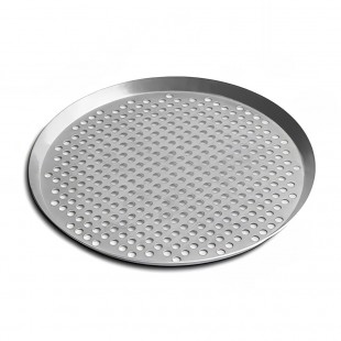 Vollrath PC07XPN 7 Inch Pizza Pan Extra Perforated Press Cut Aluminum