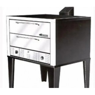 Peerless CW41/61P 42 Inch Gas Pizza Oven Deck-type with 2 Burners 60000 BTU