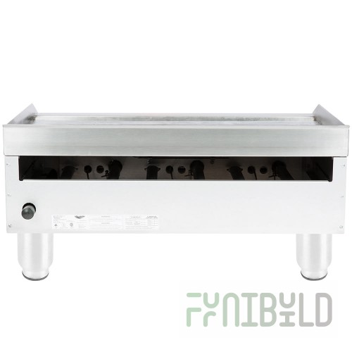 Vollrath 40723 36 Inch Gas Griddle Countertop with Polished Steel Plate 84000 BTU