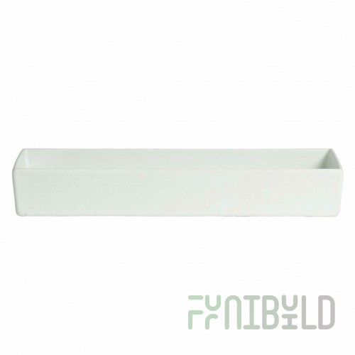 GET Enterprises COMP33-MOD 1.39 Quarts Rectangular Salad Bar Bowl Cast Aluminum with Resin Coating